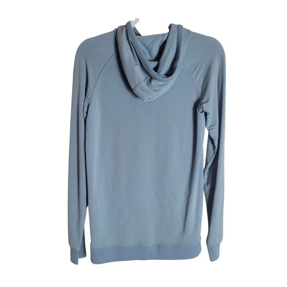 Icebreaker Cool-Lite Mira Pullover Hoodie Women's XS Blue Outdoor Hiking READ - Picture 2 of 12